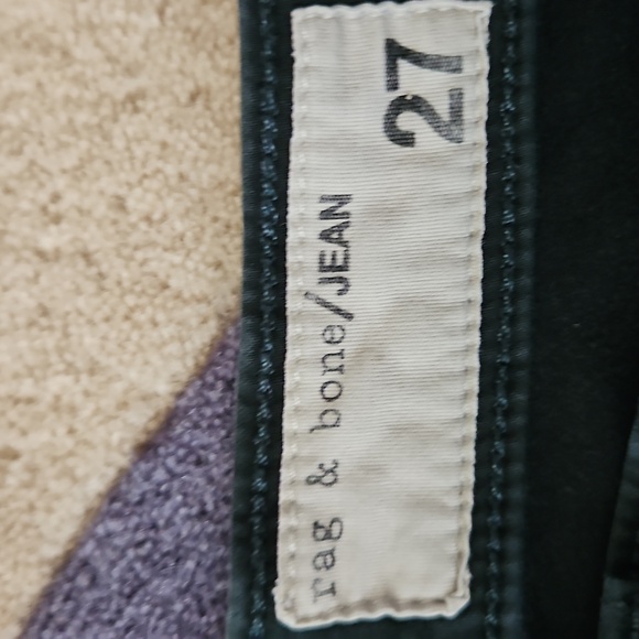 Rag & Bone Dark Green Skinny Leggings Jeans Size 27 - Picture 2 of 7